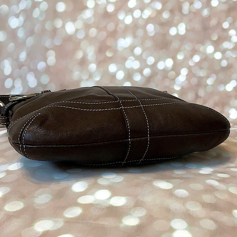 Coach Chocolate Brown Shoulder Bag - Picture 5 of 9